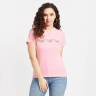 Round Neck T-Shirt, Light Pink, small image number null