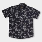 Boys' 100% Cotton Casual Shirt, Navy Blue, small image number null
