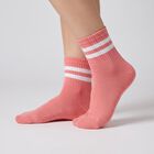 Women's Assorted Regular Fit Striped Pack of 3 Socks, Assorted, small