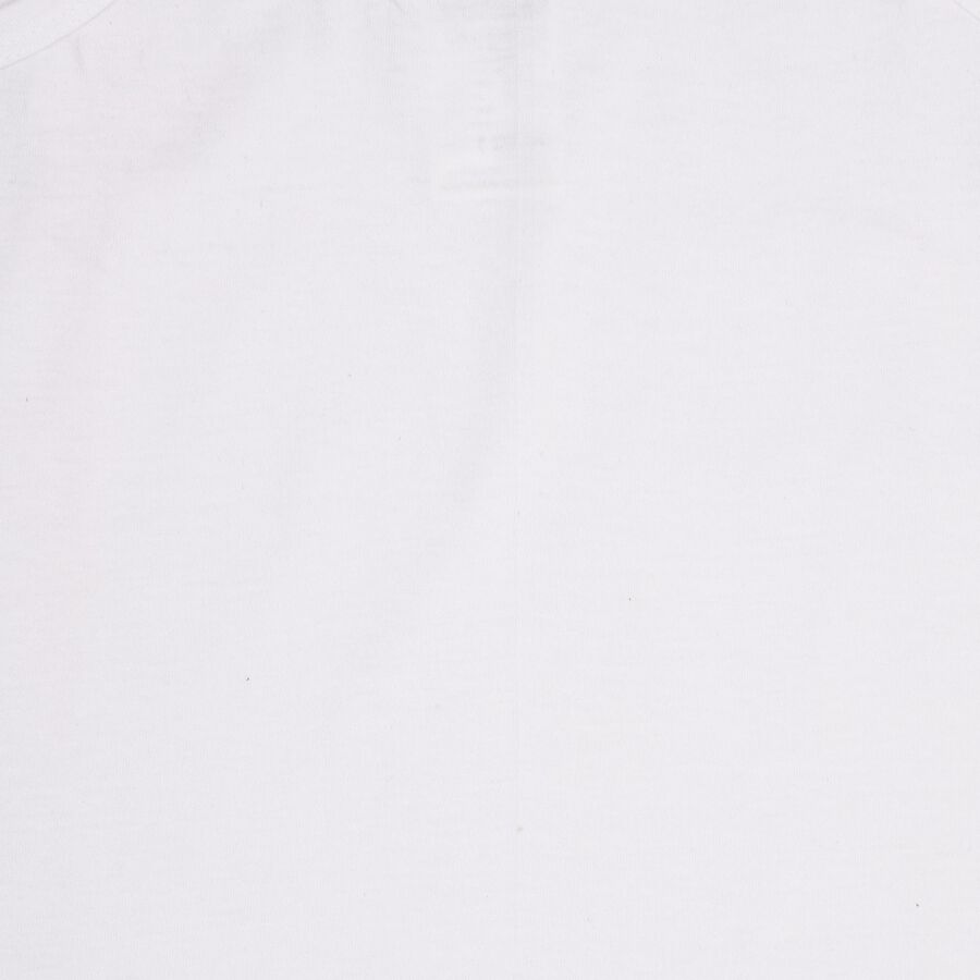Girls' 100% Cotton Vest, White, large image number null