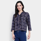 Checks Shirt, Navy Blue, small image number null