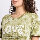 Ladies' 100% Cotton Round Neck T-Shirt, हल्का हरा, small
