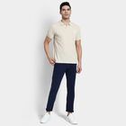 Men's Collared Half Sleeves T-Shirt, एक्रू मिश्रित, small image number null