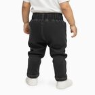 Infants' Dark Charcoal Black Relaxed Fit Cartoon Print Jeans, Dark Grey, small