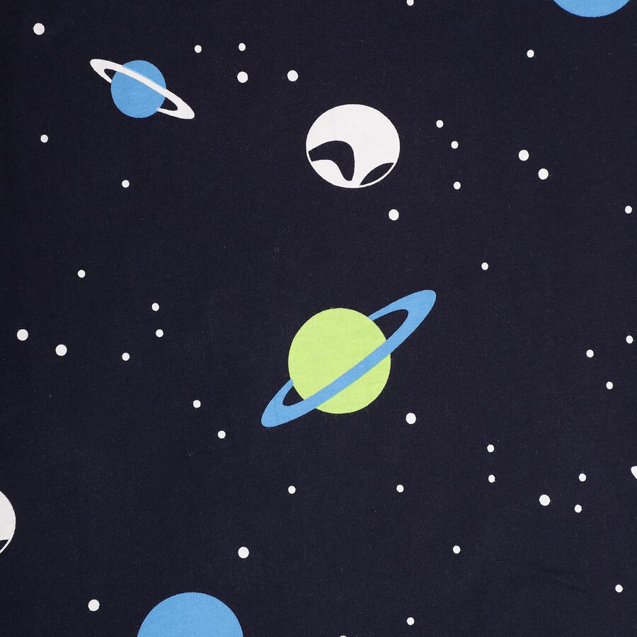 Boys' 100% Cotton Suit Night, नेवी ब्लू, large image number null