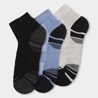 Men's Socks (Pack of 3), मिश्रित हल्का ग्रे, small