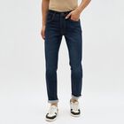 Men's Dark Indigo Slim Fit Classic Jeans, गहरा नीला, small image number null