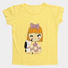 Girls' T-Shirt, Yellow, small