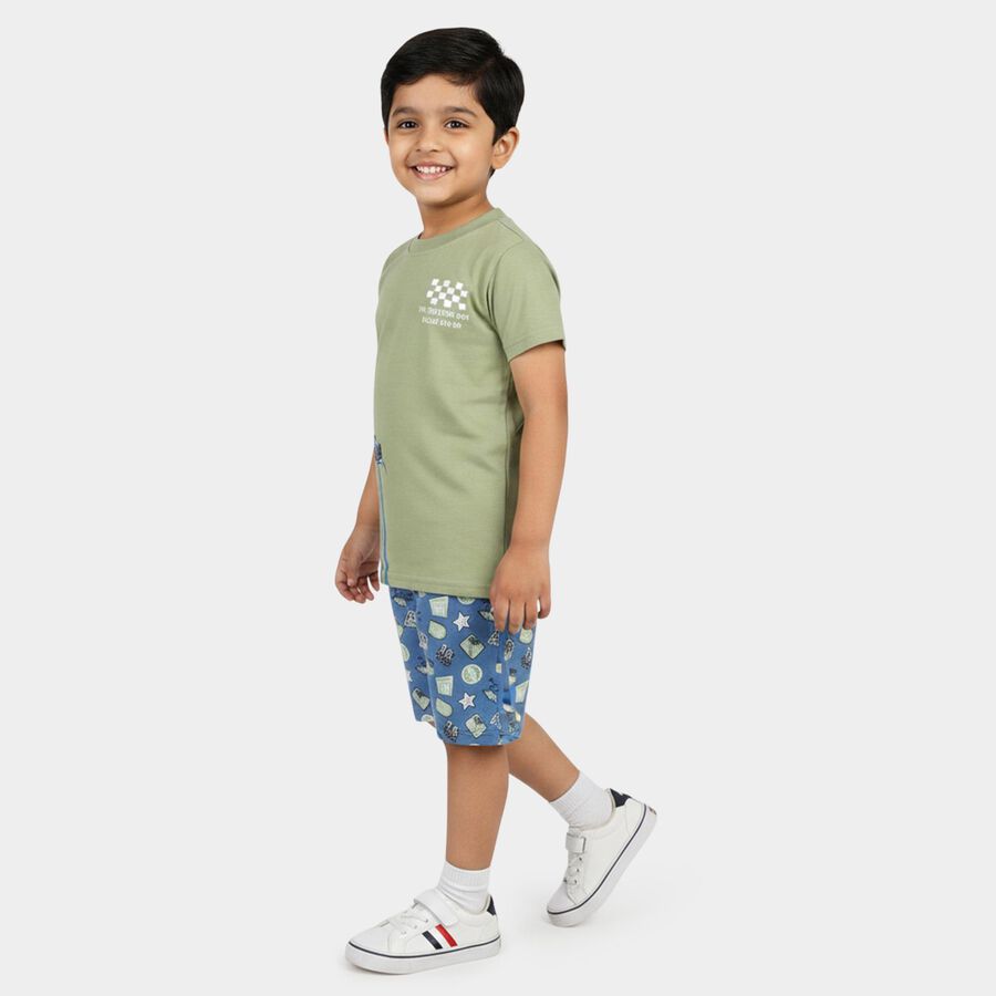 Boys' Knit Baba Suit, Light Green, large