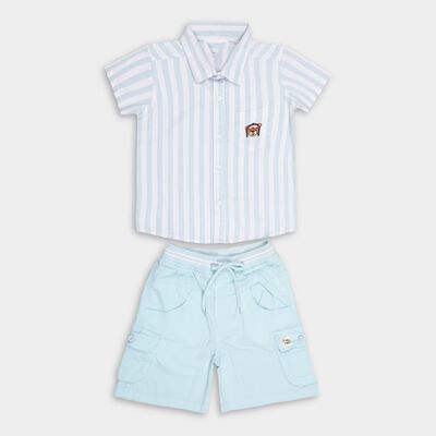 Boys' 100% Cotton Woven Baba Suit