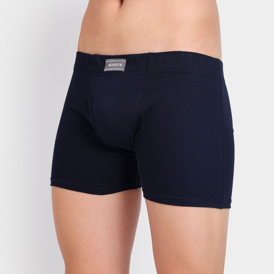 Men's 100% Cotton Trunks, नेवी ब्लू, large image number null