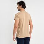 Men's Round Neck Half Sleeves T-Shirt , गहरा पीला, small image number null