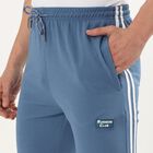 Men's Basic Track Pants, Mid Blue, small image number null