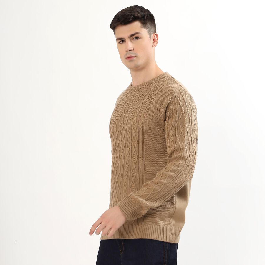 Men's Pullover, Beige, large image number null