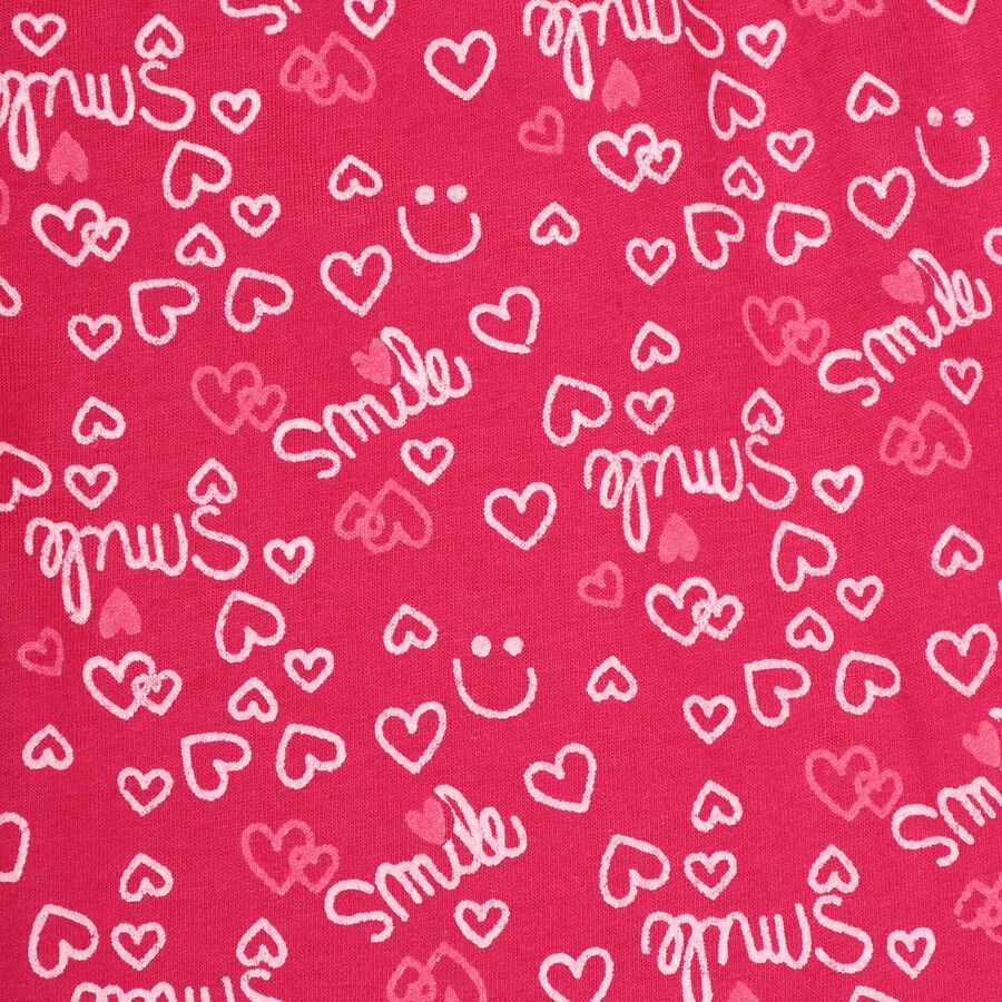 Girls Pyjama, Fuchsia, large image number null