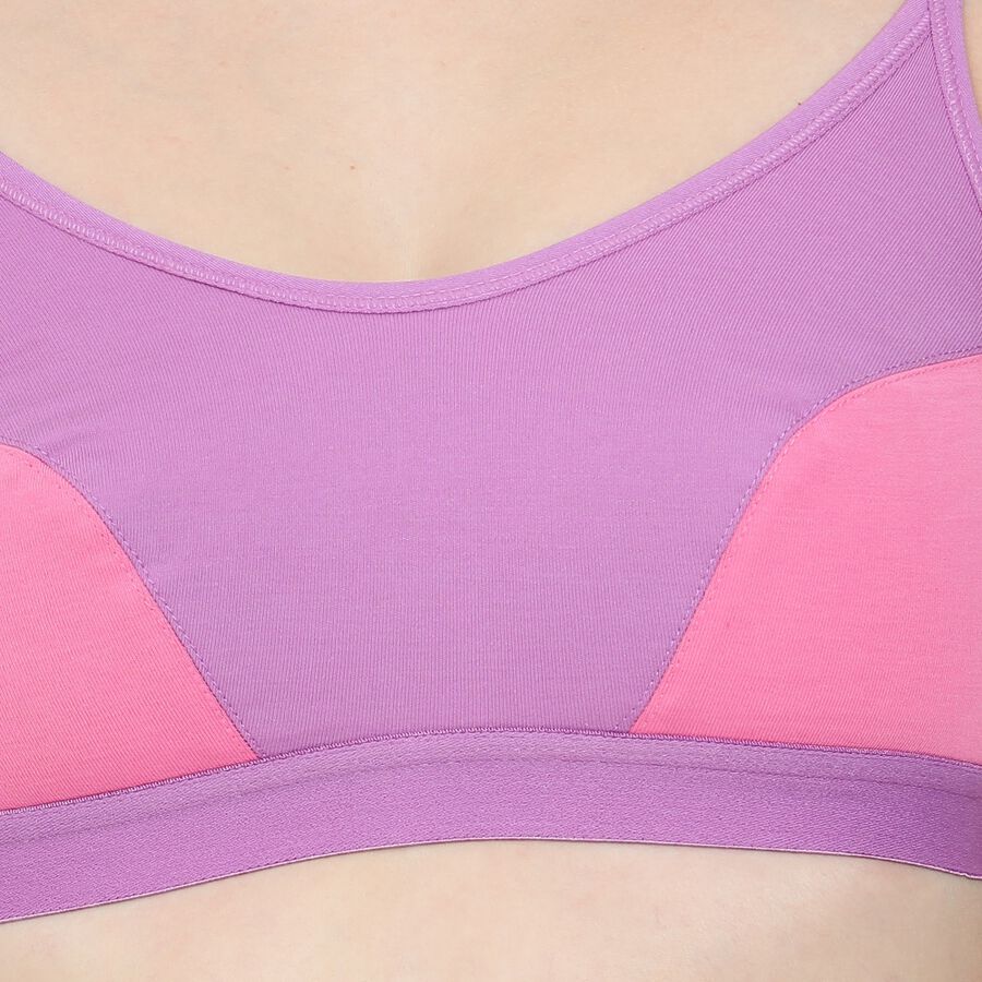 Ladies' Non-Padded Bra, Lilac, large image number null