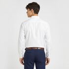 Men's White Classic Formal Shirt, White, small