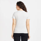 Round Neck T-Shirt, Ecru Melange, small image number null