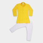 Boys' Kurta Pyjama, Yellow, small image number null