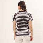 Women's Wine Round Neck Casual T-Shirt, Wine, small