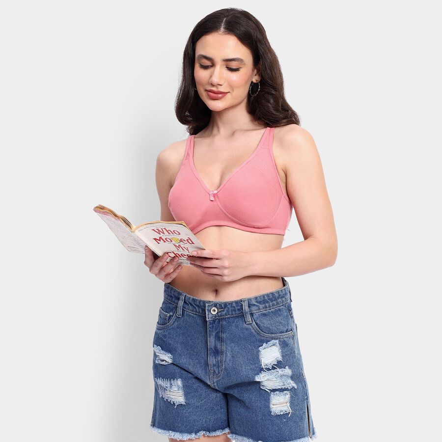 Ladies' Bra, Light Pink, large image number null