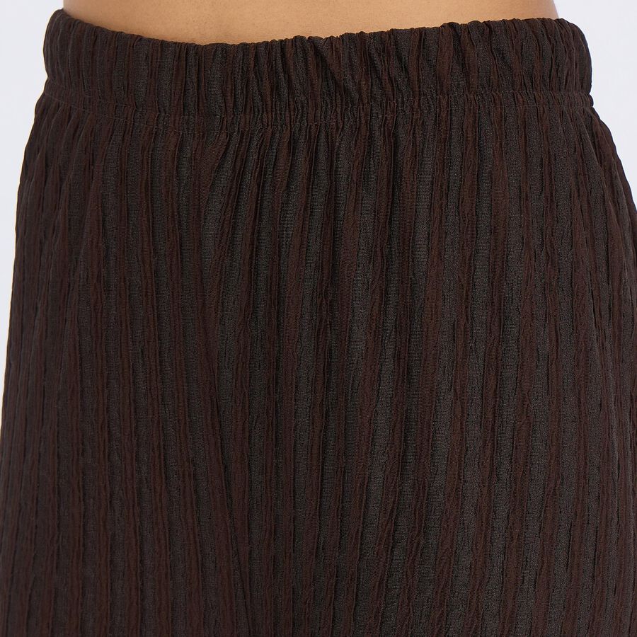 Women's Dark Chocolate Brown Balloon Fit Solid Harem Pants, Brown, large image number null
