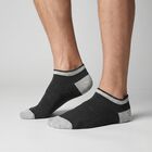 Men's Regular Fit Ankle Length Pack of 3 Socks ( Black, Blue, Charcoal ), Light Blue, small