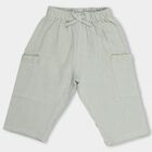 Infants' 100% Cotton Elasticated Trouser, Light Green, small image number null