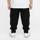 Infants Jet Black Cargo Style Cotton Blend Pyjama, काला, small image number null