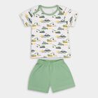 Infant Boys' 100% Cotton Baba Suit , ओलिव, small image number null