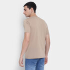 Round Neck T- Shirt, Beige, small image number null