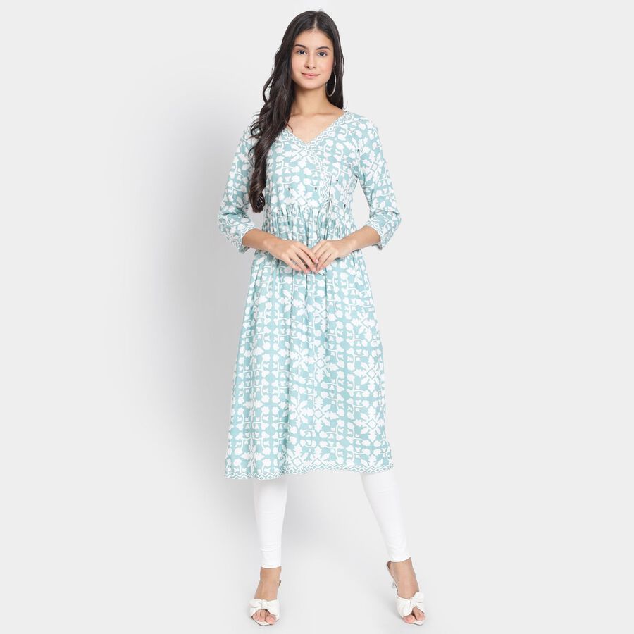 Ladies' Kurta, Light Blue, large image number null