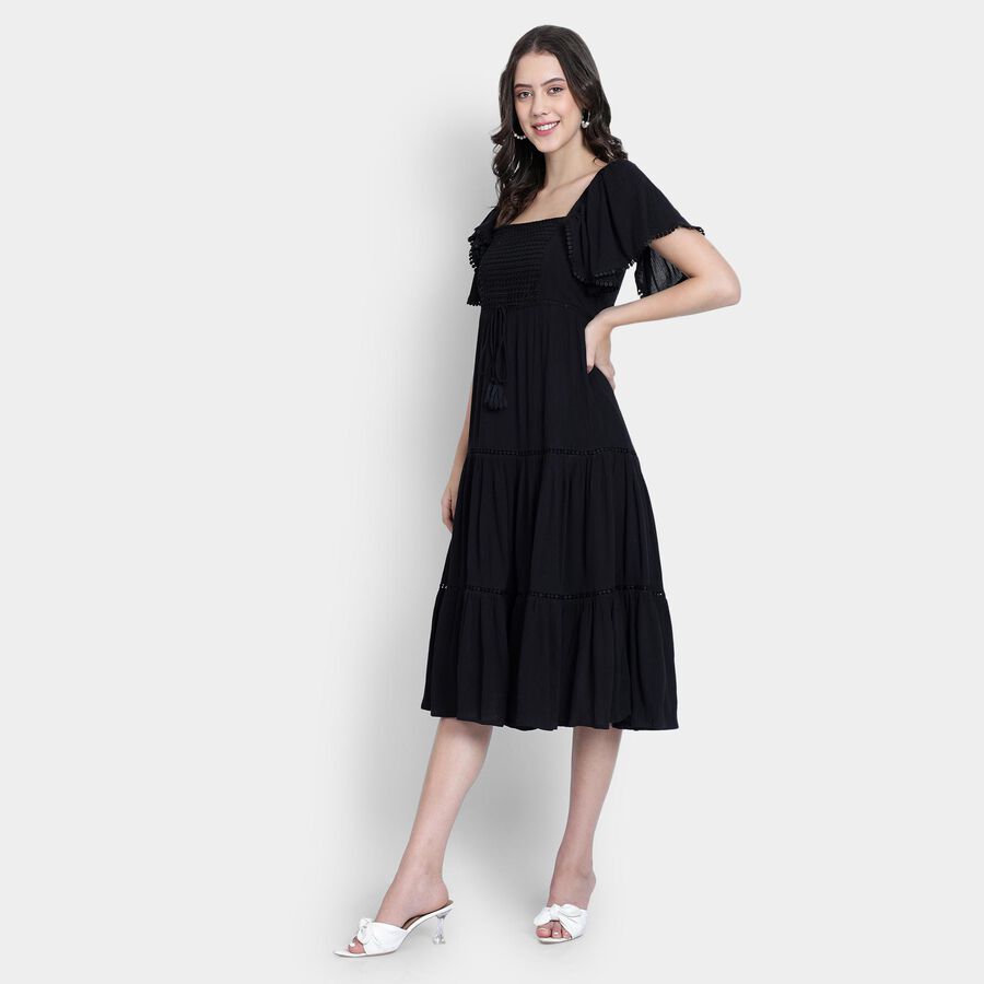 Ladies' Dress , काला, large image number null