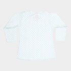 Infants Cotton Printed T-Shirt, Aqua, small image number null