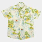 Boys Light Blue Cotton Collared Casual Shirt, Light Blue, small