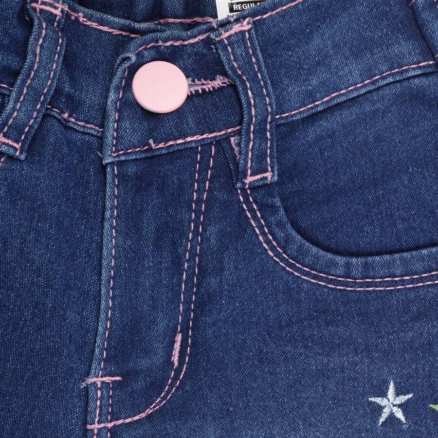 Girls' Capri , Dark Blue, large image number null
