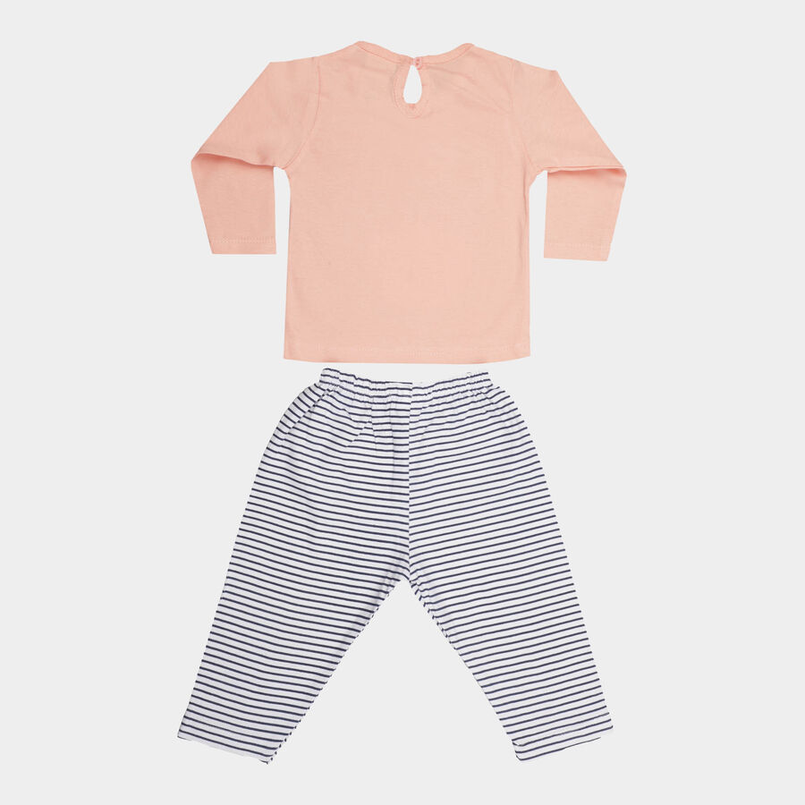 Infants Cotton Hipster Set, Peach, large image number null