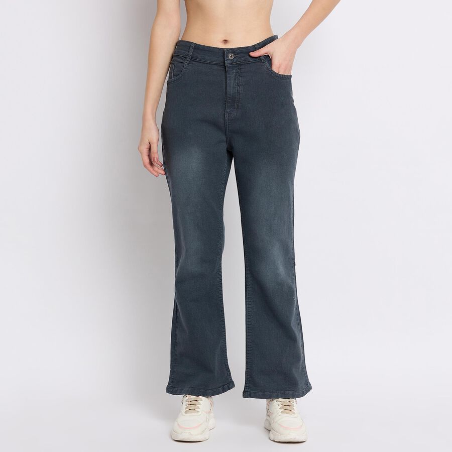 Ladies' Jeans , गहरा ग्रे, large image number null