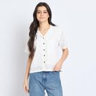 Ladies' 100% Cotton Shirt, White, small image number null