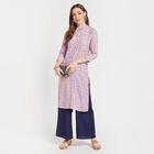All Over Print Kurta, Lilac, small image number null