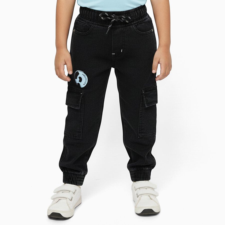 Boys' Jeans, काला, large image number null