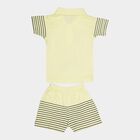 Infants Cotton Round Neck Baba Suit, Yellow, small image number null