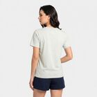 Women Mint Green Round Neck Regular T-Shirt, Light Green, small