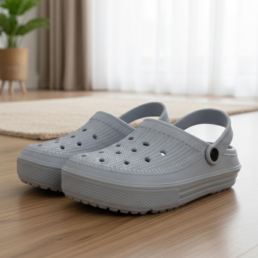 Men's Slipper, ग्रे, large