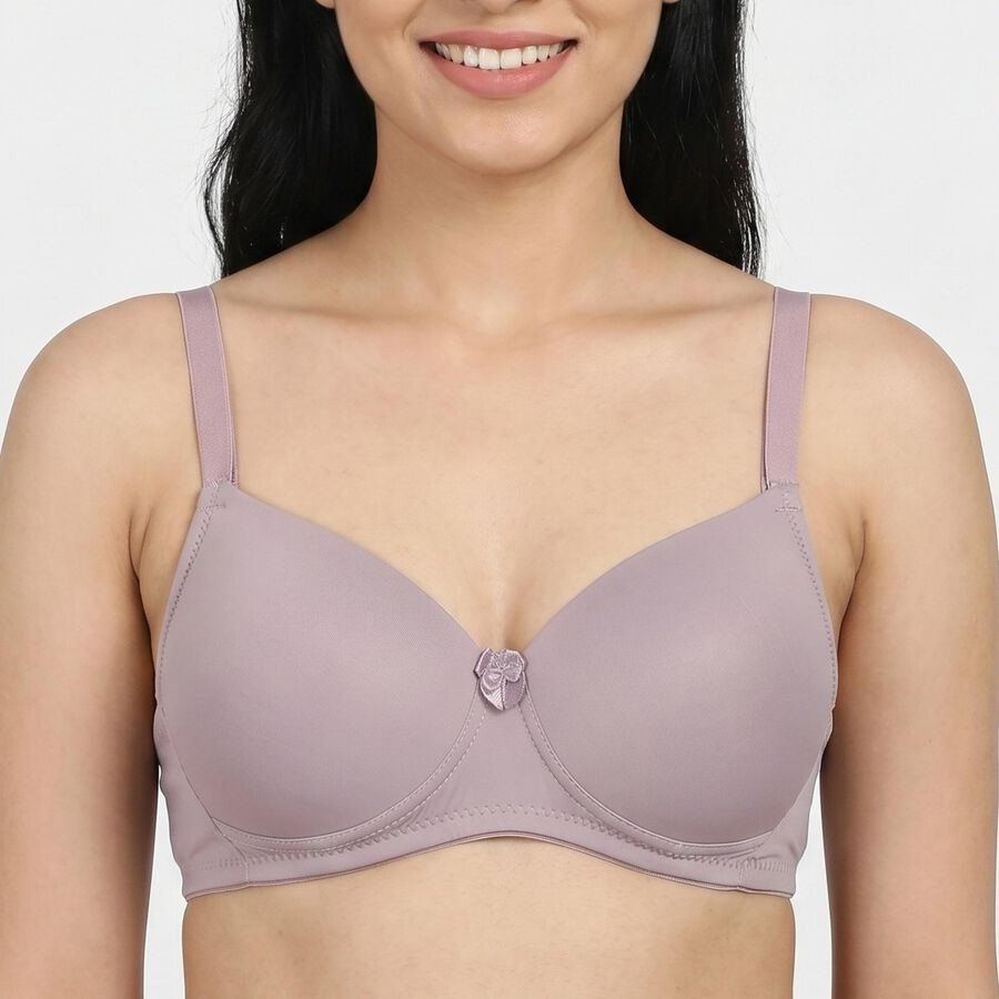 Women's Purple T-Shirt Bra, Purple, large