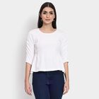 Ladies'  Crop  Top, सफ़ेद, small image number null