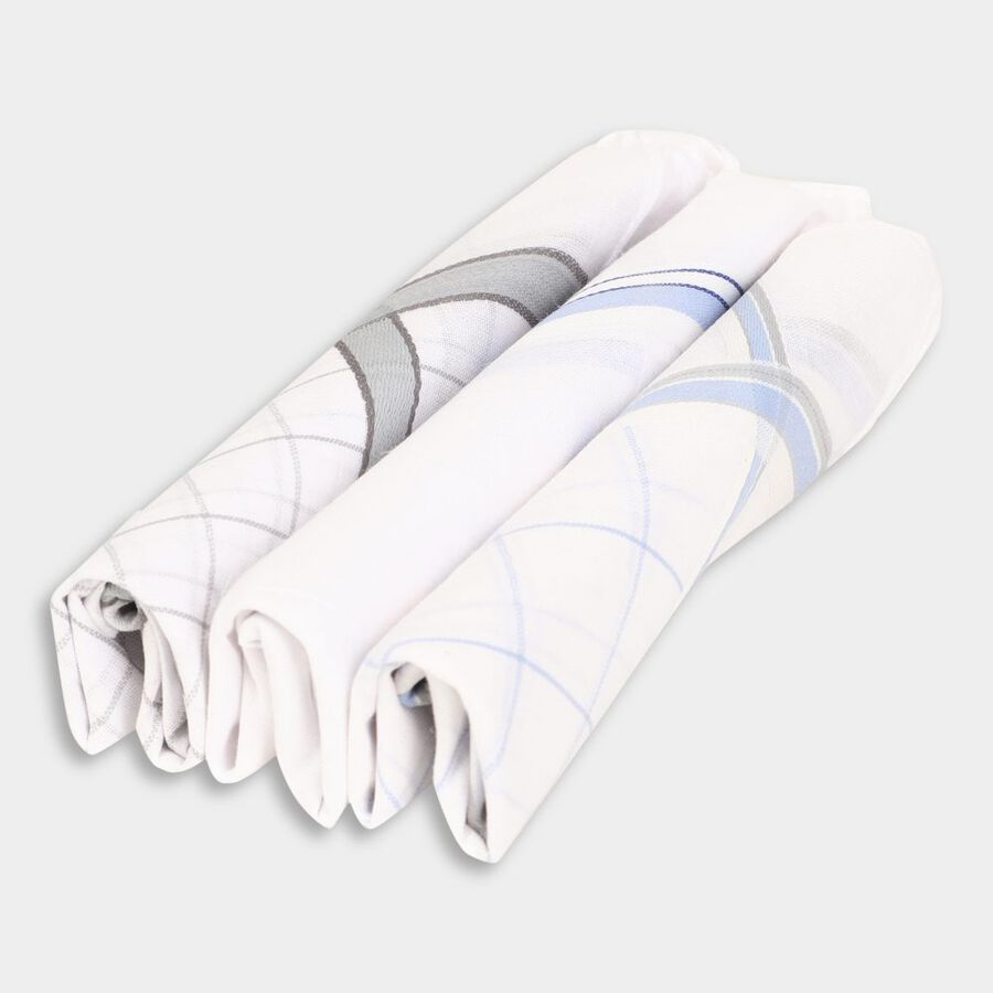 Men's Hanky, सफ़ेद, large image number null