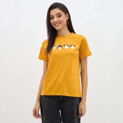 Ladies'Round Neck T-Shirt