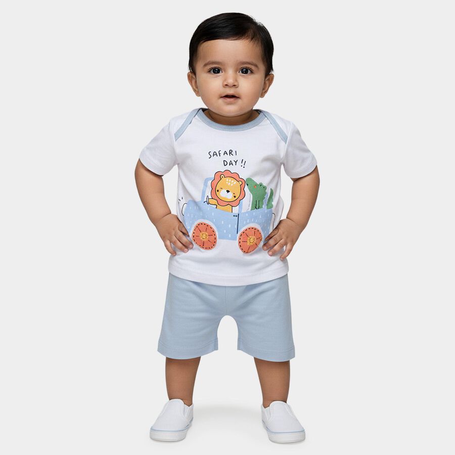 Infants' Baba Suit, Light Blue, large