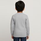 Boys' Thermal Upper, Melange Light Grey, small image number null